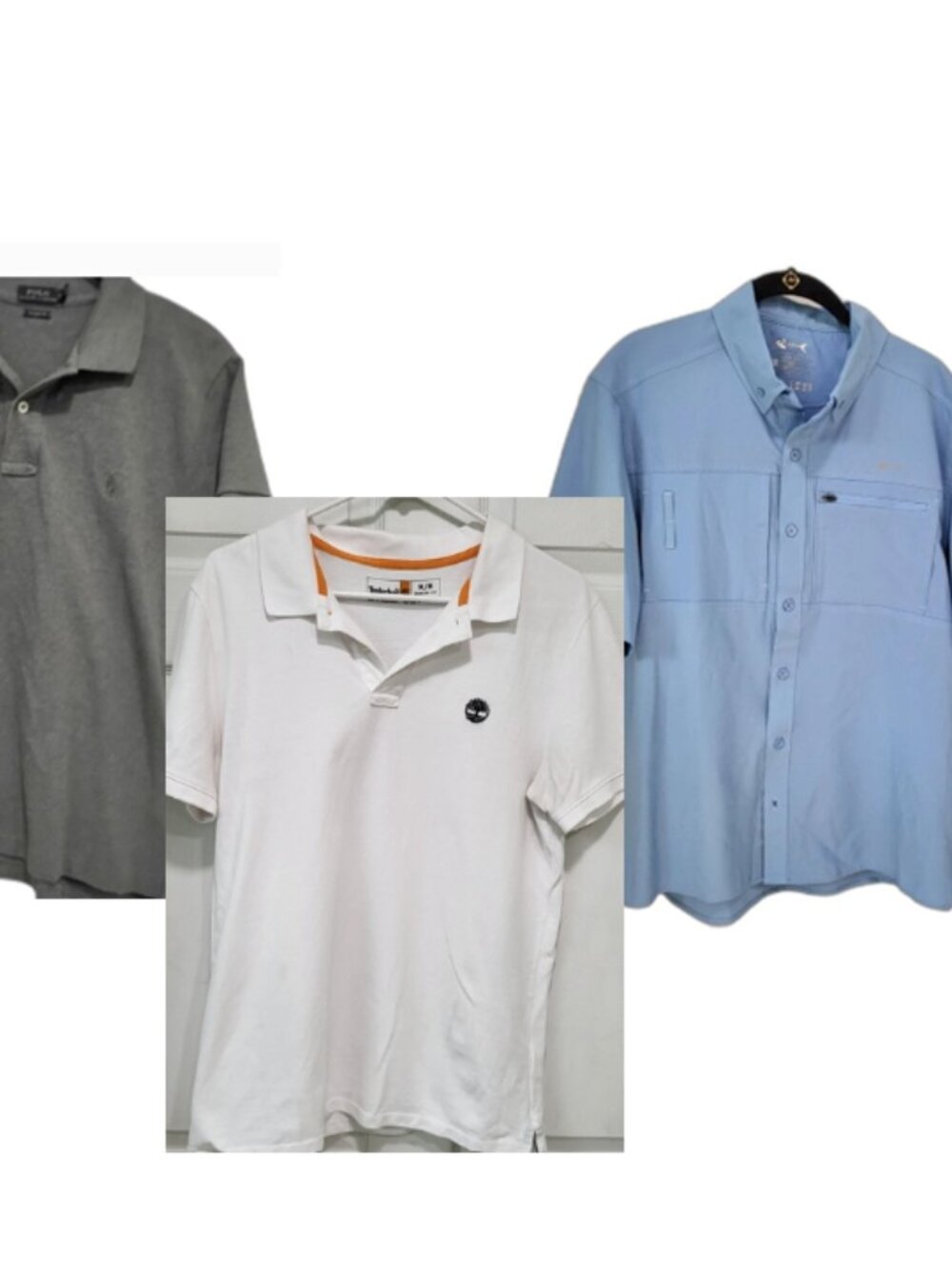 Bundle Mens Med 3/$30 - Slate Blue Short Sleeve Shirt